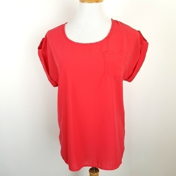Japna Coral shirt, sz L - Picture 1 of 4